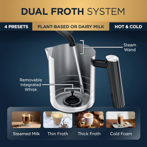 Image of Ninja Luxe Cafe Premier 3-in-1 Espresso Machine, Drip Coffee, & Cold Brew