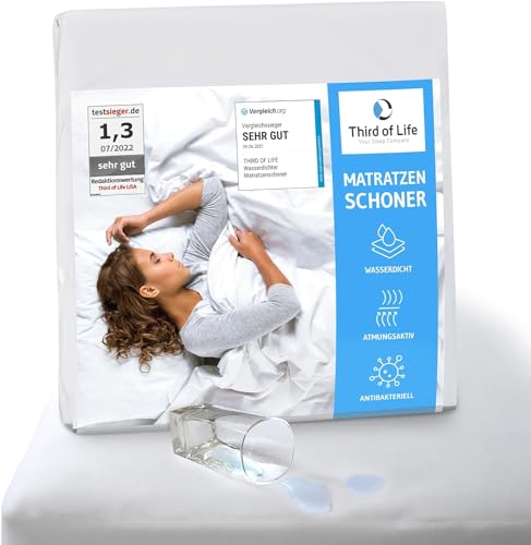 Protège-Matelas Imperméable et Respirant 180x220 | Housse Hypoallergénique | Protection Optimale...