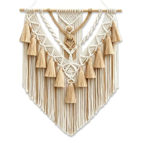 IMIARA DECORS Macrame Wall Hanging Tapestry Boho Handmade Polycot...
