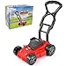 ArtCreativity Kids’ Lawn Mower Toy - 21 Inches Tall - Gardening Lawn Mower for Kids with Startup Sound and Wheels with Realistic Motor-Like Sound - Play Outdoor Push for Boys and Girls 3,4,5,6,7,8