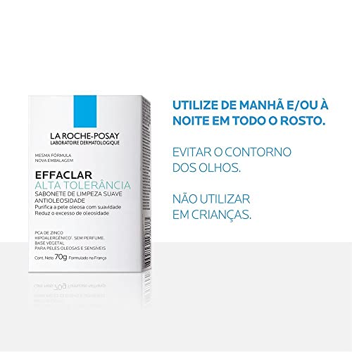 Effaclar Sabonete Alta Tolerância 70G, La Roche-Posay
