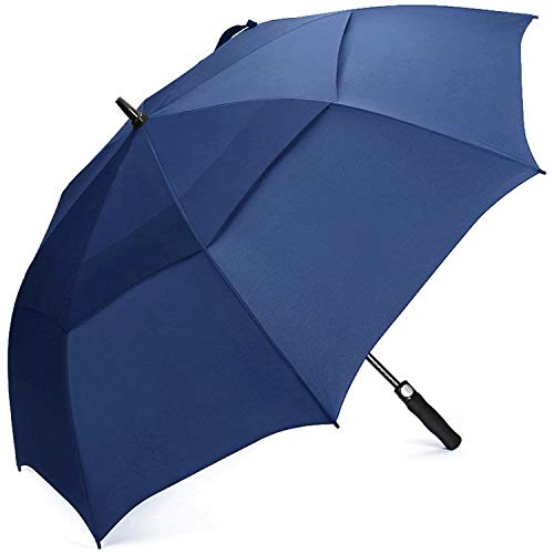 Abccanopy 62/68 Inch Large Golf Umbrella, Automatic Open Golf Umbrella, Double Canopy Oversize Umbrall For Man Or Family Vented Windproof Waterproof Umbrella Upf 50+ Blocking Uv 99.98% #TOP6