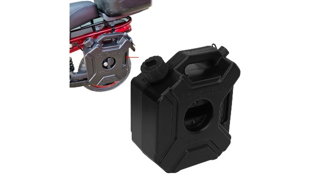 Tanica Benzina 5L Verde Portatile Antiurto Con Staffa – Serbatoio Carburante Di Riserva Per Auto, Moto, ATV, UTV