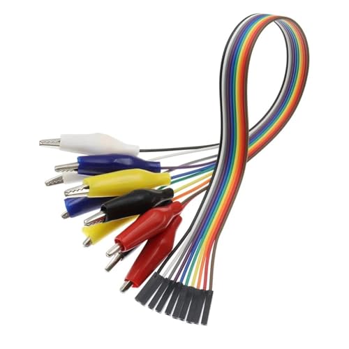 Cable de prueba con pinzas de cocodrilo hembra de 3cm para crear tus prototipos de robótica en casa