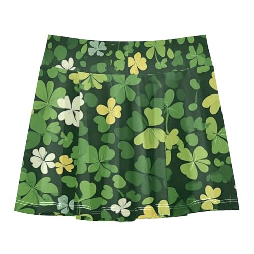 linqin Girls Tennis Skirts with Shorts Flowy Little Girls Golf Skort Cheerleading Skirts with Pockets2