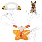 ALL FOR PAWS Dog Sprinkler Toy, Outdoor Water Dispenser for Dogs, 360 Degree Rotating Water Sprinkler for Puppy, Perfect Summer Dog Toy for Lawn and Cooling