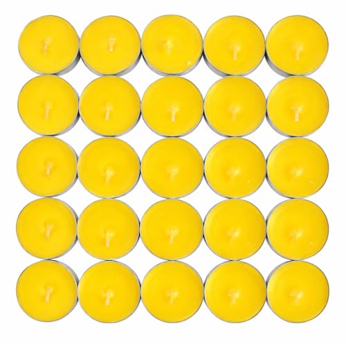 1ABOVE Citronella Tealight Candles Mosquito Fly Insect Repeller Pack of 25 (1)
