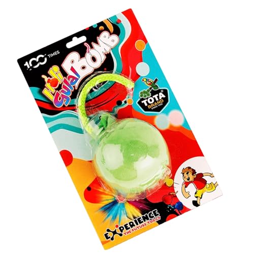 Image of Holi GULAL Ball 60GM | Holi Celebration GULAL Color Holi Gulal Ball Toy (Holi Gulal Ball Pack of 12)