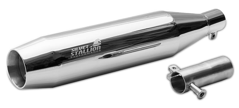 Image of Drift Exhaust System for CB350 H'ness, +1.8 BHP Boost, +4 Nm Torque, Vintage Style, Deep Bass Sound, Lightweight Performance, Silver Finish