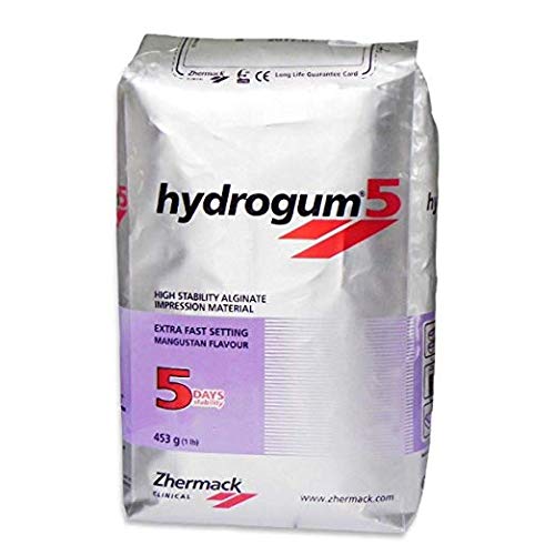 ZHERMACK Hydrogum 5 Extra Fast Alginate #C302070 1 Lb. Bag (2)