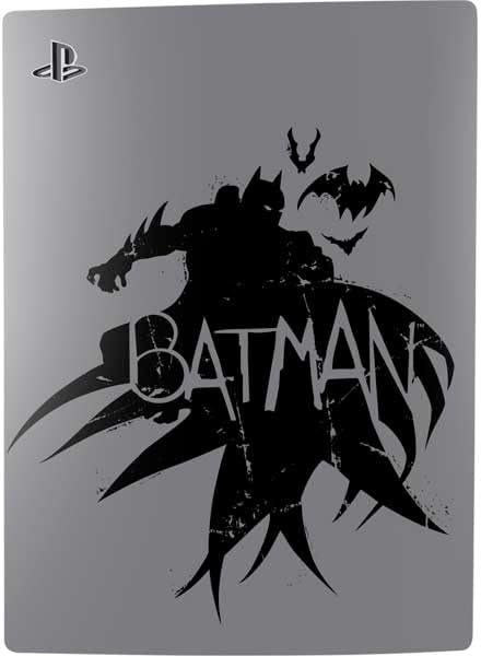 Skinit Decal Gaming Skin Compatible with PS5 Bundle - Officially Licensed DC Comics Batman Silhouette Art Design