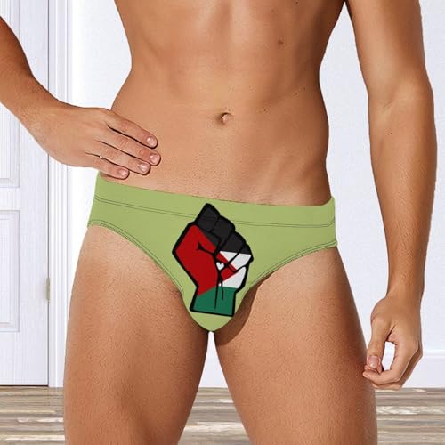 Free Palestine Power Palestinian Men's Swimsuit Bikini Briefs Swim Underwear Stretchy Swimwear2