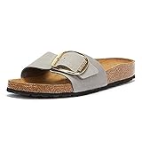  BIRKENSTOCK Damen Madrid Big Buckle Halbschuhe Sandalen Grau 40 EU