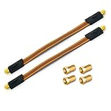 PASSACAVO PER FINESTRA SAT Cavo Cavo placcato oro HD cavo coassiale estremamente piatta spina F gomma beccuccio piatto porta finestra Roulotte Da Campeggio HDTV 3d 4 K TV arli 2 St. + 4x Stecker Slim