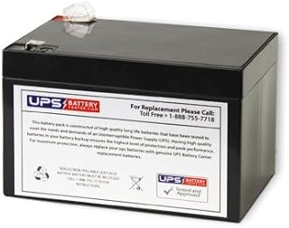 Yuasa NP12-12 12V 12Ah Sealed Lead Acid Battery Replacement with F2 Terminals by UPSBatteryCenter®
