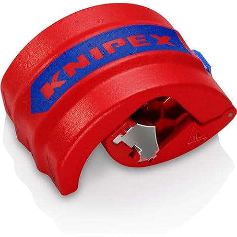 KNIPEX BiX Plastic Pipe Cutter with Spare Blades Cover