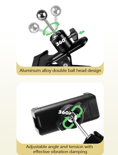 Xislet Guitar Phone Holder and Portable Speaker Mount for Golf Cart