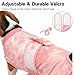 Surgery Recovery Suit for Female/Male Dog After Spay/Neuter, Bandana Set Included, Substitute E-Collar & Cone Anti Licking Wounds, Medium/Large/Small Dogs Body Surgical Suits, Pet Onesie, M