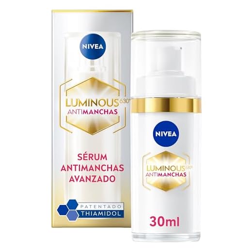 NIVEA Cellular LUMINOUS 630 Antimanchas Sérum Tratamiento Avanzado (1 x 30 ml), sérum facial con ácido hialurónico, sérum despigmentante para una piel más lisa y uniforme