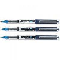 Uni-Ball UB-185S: 6 Penne Gel Rosse, Punta Ago 0.5 Mm, Inchiostro Indelebile Super Ink, Scrittura Fluida - 2