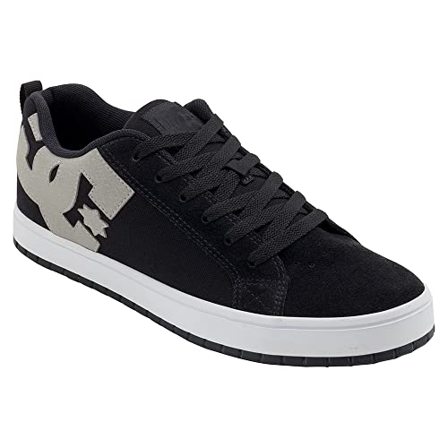 Tênis DC Shoes Court Graffik TX  Black Grey White