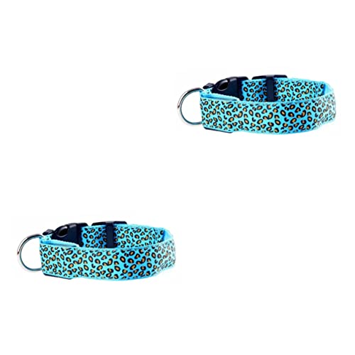 2 Peças Coleira De LED Coleira De LED Coleira De Cachorro Ajustável Coleira De LED Para Cachorro À N