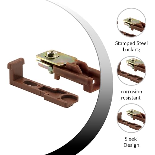 FHC N6710 Bi-Fold Door Top Pivot Bracket New Style (1 Set) miniatura 3