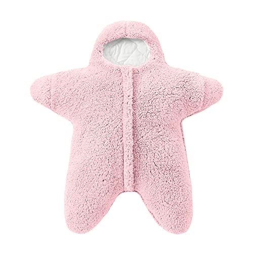 Cobertores que brilham no escuro para meninas, recém-nascidos, meninos, meninas, formato de estrela