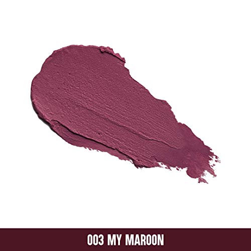 Image of Colorbar Kissproof Lipstick, Matte Finish - My Maroon, Maroon, 3 g