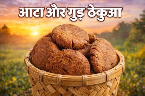 Image of Piku Bites Traditional Aata, Deshi Ghee and Gud Thekua (400gm)