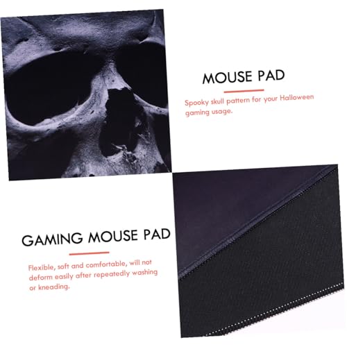 Tapis de Halloween crâne SHINEOFI 3 pièces antidérapant grand modèle