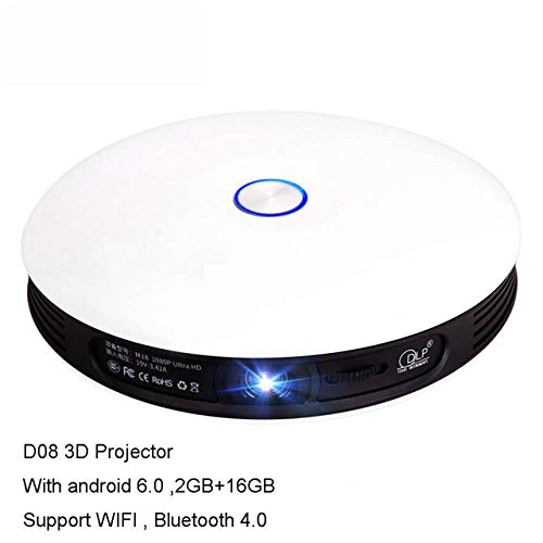 Full HD 1080P 4K LED Active Mini DLP 3D Projector Android Smart WiFi