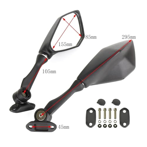 Rétroviseurs de moto de sport type Ninja Battle et Hayabusa 350 - 4