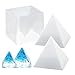 DOYOLLA Large Pyramid Silicone Mold DIY Cone Resin Casting Molds Making Tool for Polymer Clay, Crafting, Resin Epoxy, Jewelry Making