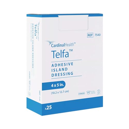 Telfa™ Adhesive Island Dressing, 4 x 5IN, Case of 200