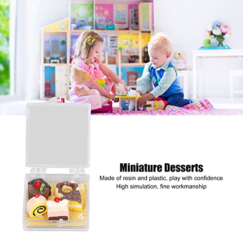 Shanrya Miniatur Puppenhaus sichere Verwendung 1:12 Puppenhaus Miniatur Desserts Harz schönes schönes Material für 1:12… – Bild 7