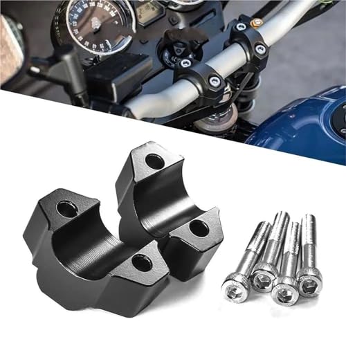 Abrazadera elevadora manillar Yamaha XJR1300 extensible plata 2