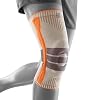 Bauerfeind Outdoor Knee Support, Unisex Knee Brace for Hiking, Walking, and Running, Sandstone-Orange, M