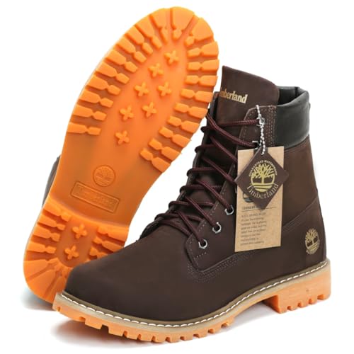 Bota Timberland inch 7 Waterproof Masculino, couro hidrofugado (Marrom, BR, Adulto, Numérico, 38)