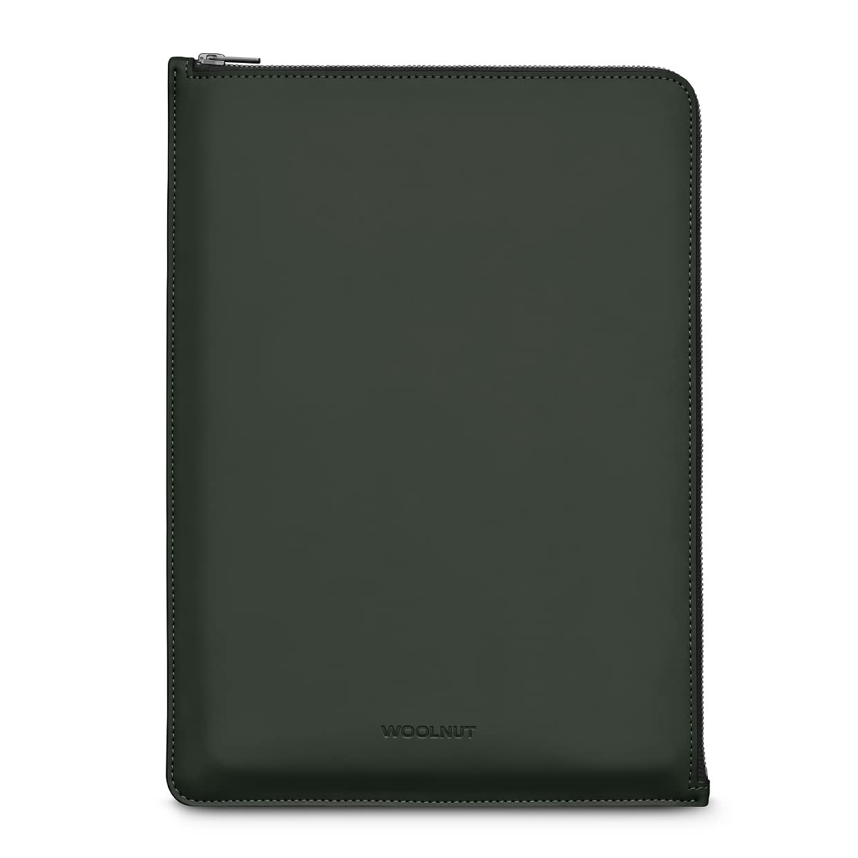 Woolnut Folio Case For MacBook Pro 13/14 And Air 13 - YKK Premium Zipper - Matte PU, Recycled PET - Custom Fit - Scandinavian Design, Compatible With MacBook Air 13.6 Inch - Black - View #11