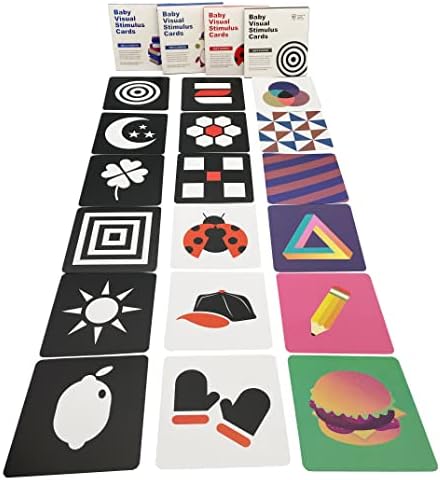 Amazon.co.jp: Femtos ベビーフラッシュカード 4セット 集中力カード 