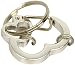 Rubit The Easy Dog Tag Heart Shaped Switch Clip, Small, 0.85-Inch Diameter, Silver