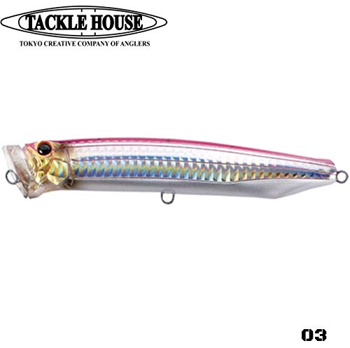 タックルハウス(Tacklehouse) ポッパー コンタクト フィードポッパー 135mm 45g ピンクバック・スリットHG #03 CFP135 ルアー 3枚目