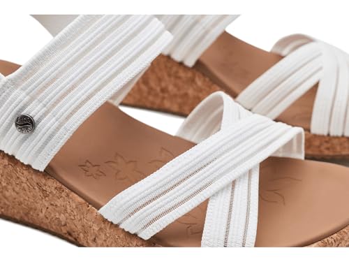 Skechers Women's ARCH FIT BEVERLEE 2.0 - BALI VIBES, Monomesh knit cross band slingback, White, 9M - image 2
