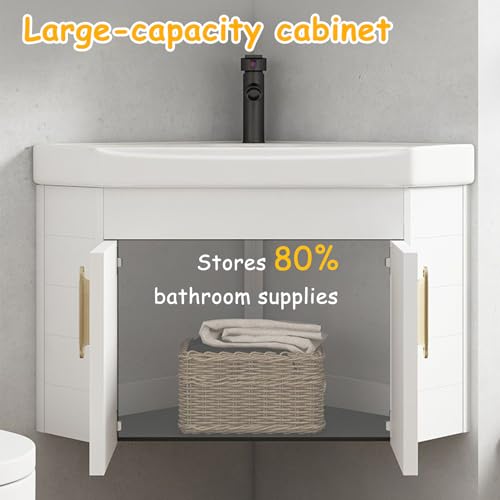 Compacte de lavabo triangulaire pour WC : la solution aux petits espaces de toilette - 4