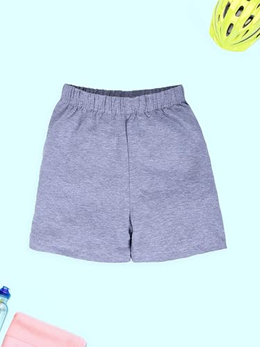 Image of KiddoPanti Girls Cycling Shorts Pack of 3 | Soft & Stretchy Cotton Spandex | Comfortable Fit with Elastic Waistband | Solid Colors Half Tights for Girls Inners
