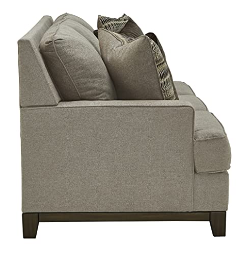 Signature Design By Ashley Kaywood Modern Sofa With 4 Throw Pillows, Brownish Gray #TOP3