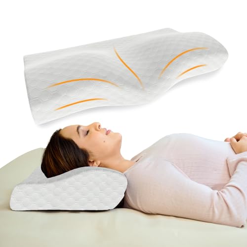 CareFoam Contour Cervical Memory Foam Pillow | 2-Year Manufacturi...