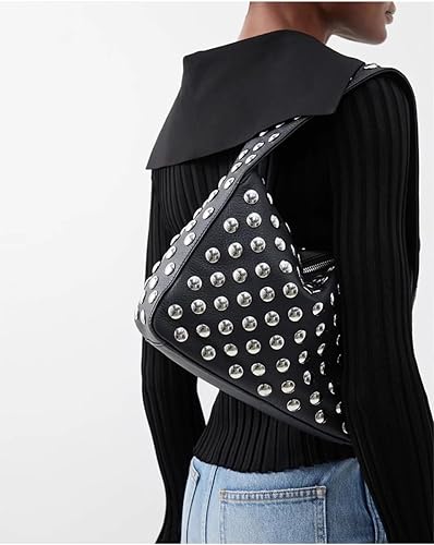 Aimery PUBLACK01 Black Studded Purses,Y2K Shoulder Bag 90S Punk Women Shouder Crossbody Bag Vegan Leather Designer Handbags Streetwear thumb #3