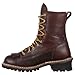 Georgia Boot Steel Toe Waterproof Logger Boot, Chocolate, Size 11.5(W)